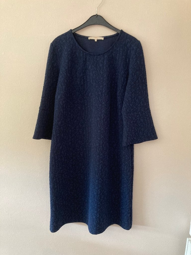 Donkerblauw winterkleed met 3/4 mouwen, Comme ça, 42, Taille 42/44 (L), Enlèvement ou Envoi, Bleu, Comme ça