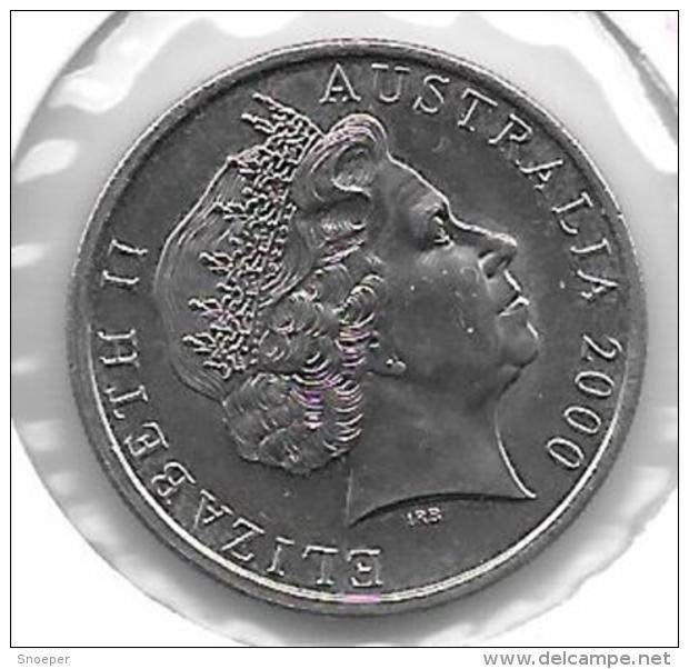 australia 10 cents 2000 km 402 xf+, Timbres & Monnaies, Monnaies | Amérique, Envoi, Amérique du Sud, Monnaie en vrac