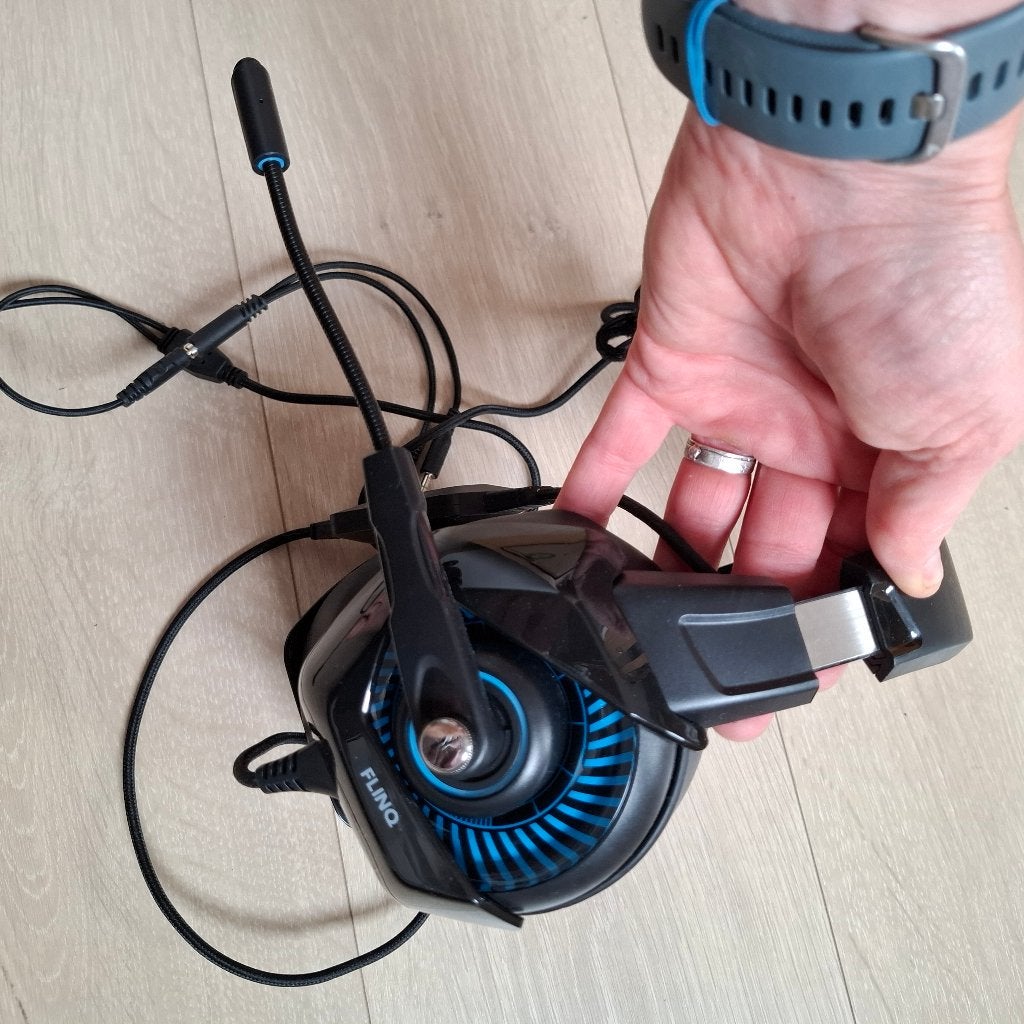 Headset, Computers en Software, Ophalen of Verzenden, Zo goed als nieuw, Over-ear
