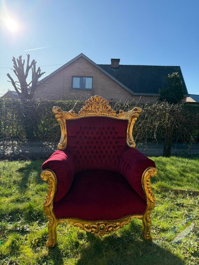 Barok feauteuil, Ophalen