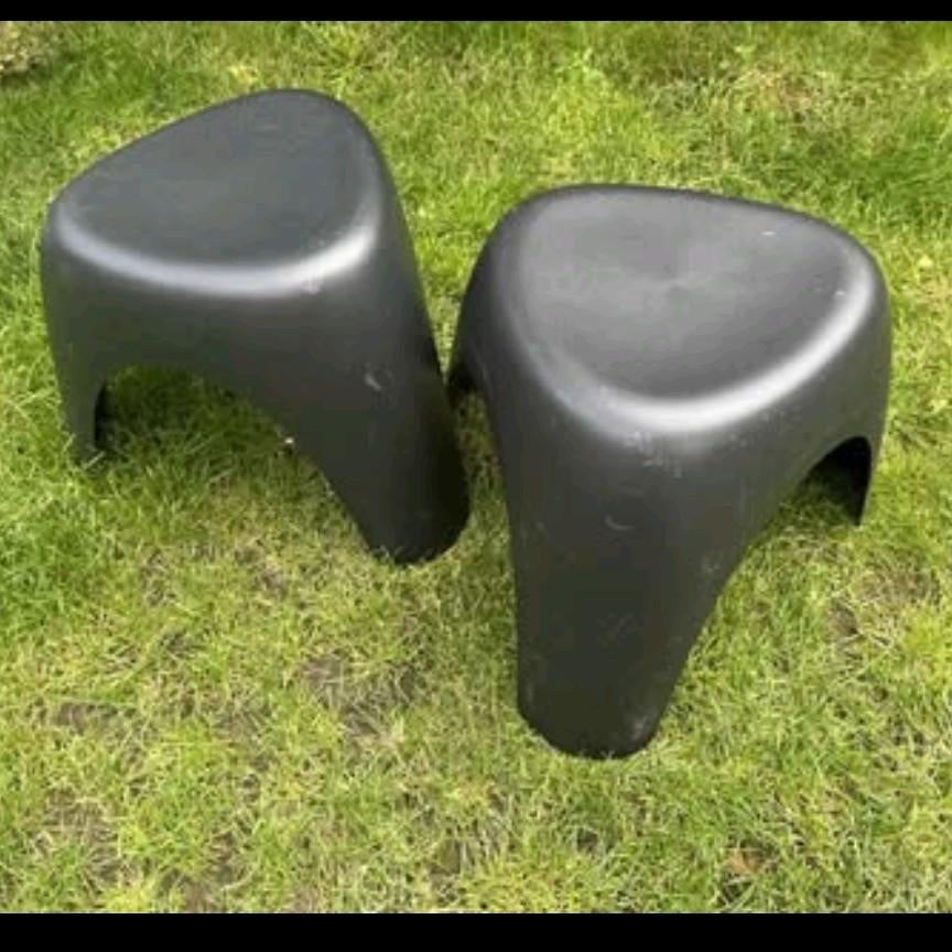 2x elephant stool Sori Yanagi (design krukjes), Ophalen, Gebruikt, Kunststof