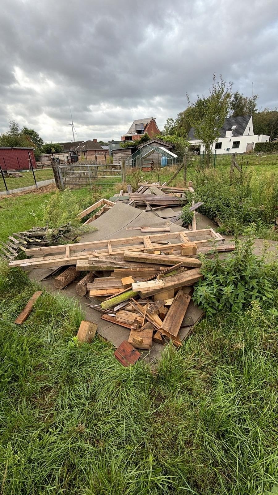 Hout/ Stookhout gratis, Tuin en Terras, Ophalen