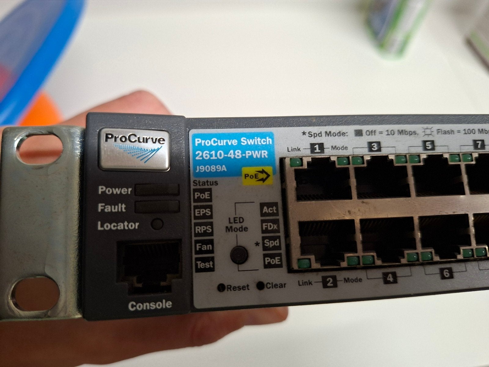 Commutateur PoE HP ProCurve 2610-48-PWR 48 ports J9089A, Enlèvement