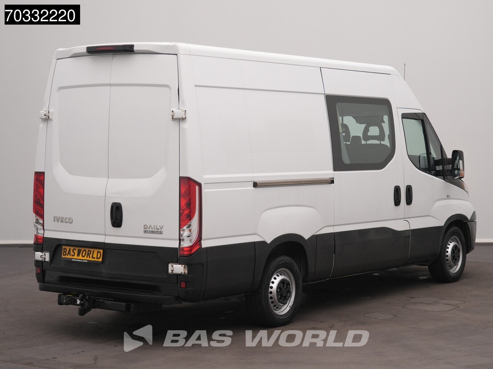 Iveco Daily 35S14 Automaat L2H2 Dubbel Cabine Trekhaak Airco, Autos, 100 kW, Achat, Euro 6, Entreprise