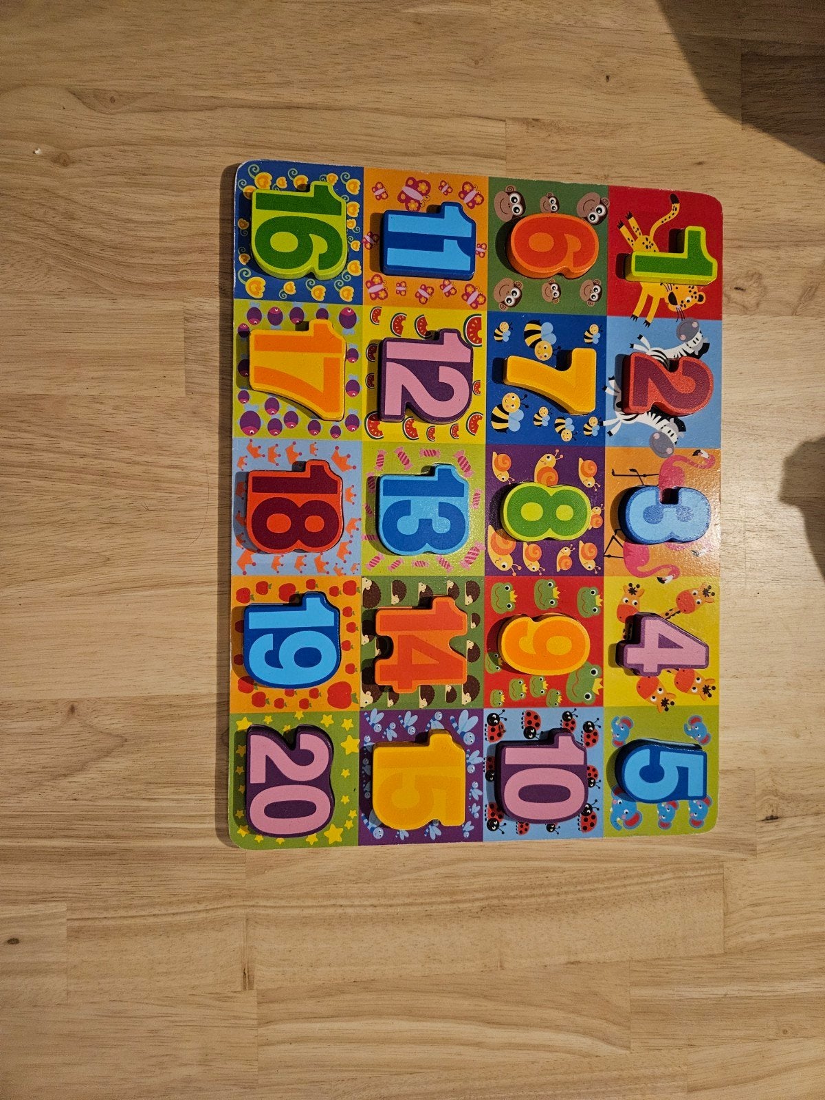 3D-houten cijferpuzzel, Ophalen, Van hout