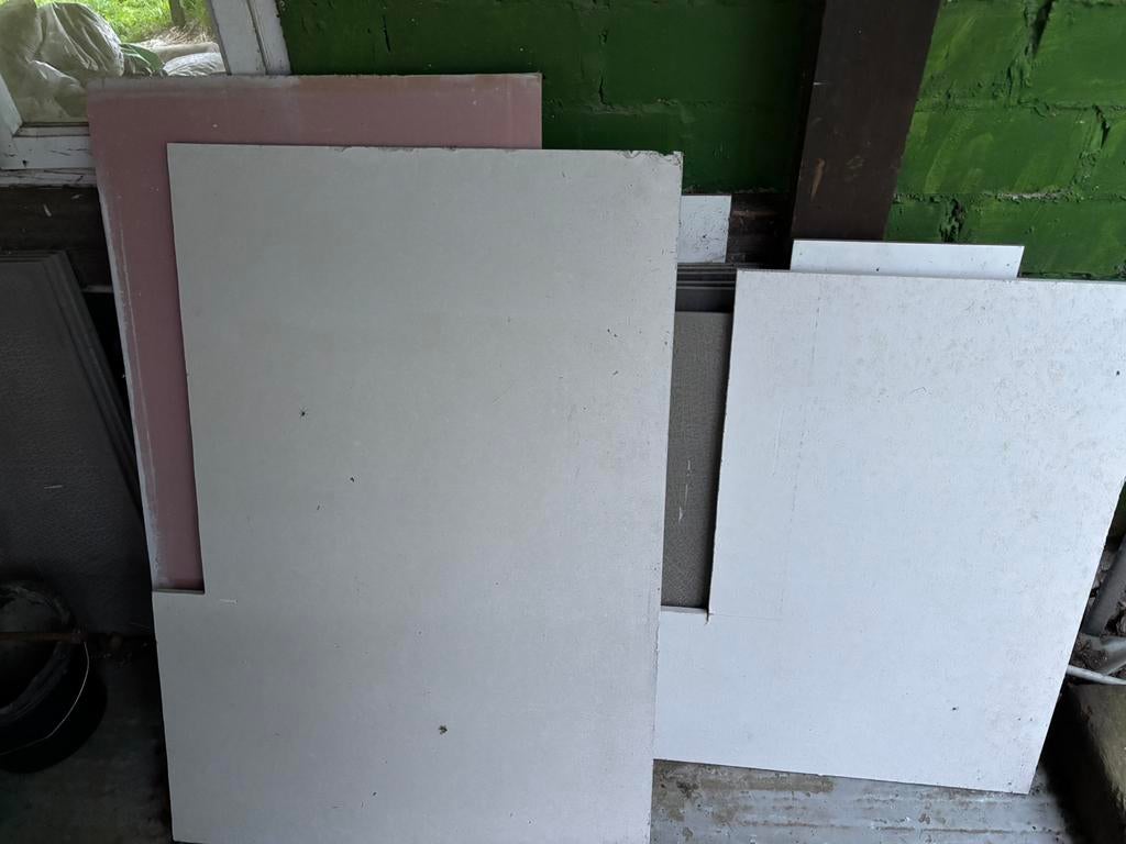 GRATIS - vuurvaste platen fermacell, Ophalen, Zo goed als nieuw
