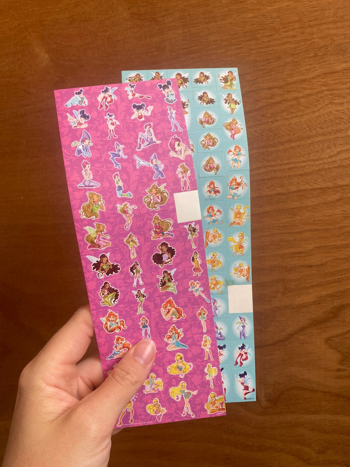 Winx Club stickervellen, Ophalen of Verzenden, Gebruikt, Strip of Tekenfilm