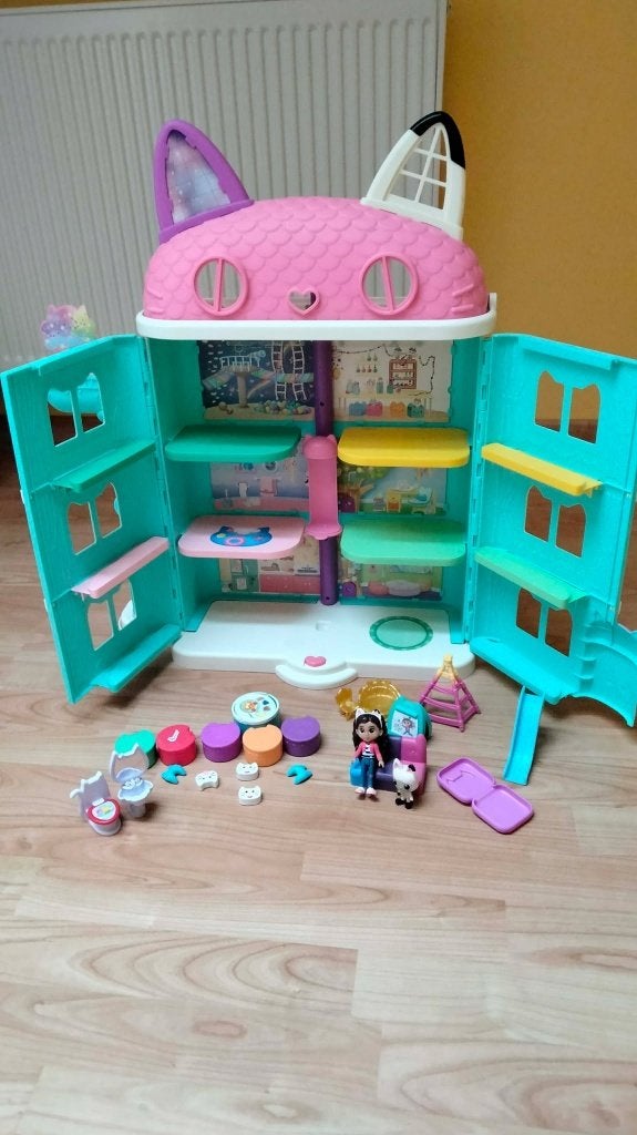 Maison de poupée Gabby et accessoires, Enlèvement ou Envoi, Comme neuf, Maison de poupées