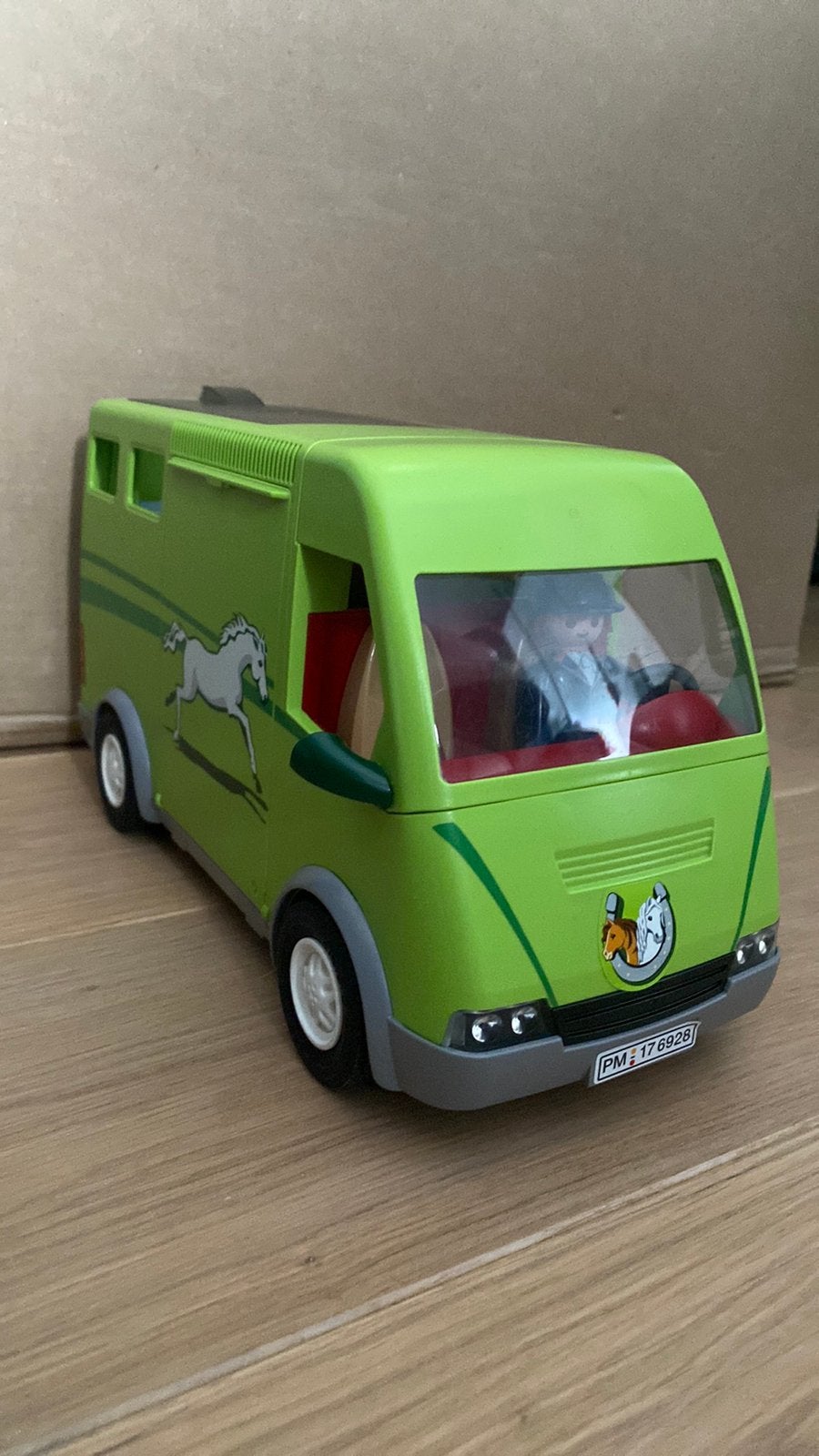 Paardenvrachtwagen playmobil, Ophalen, Zo goed als nieuw, Complete set