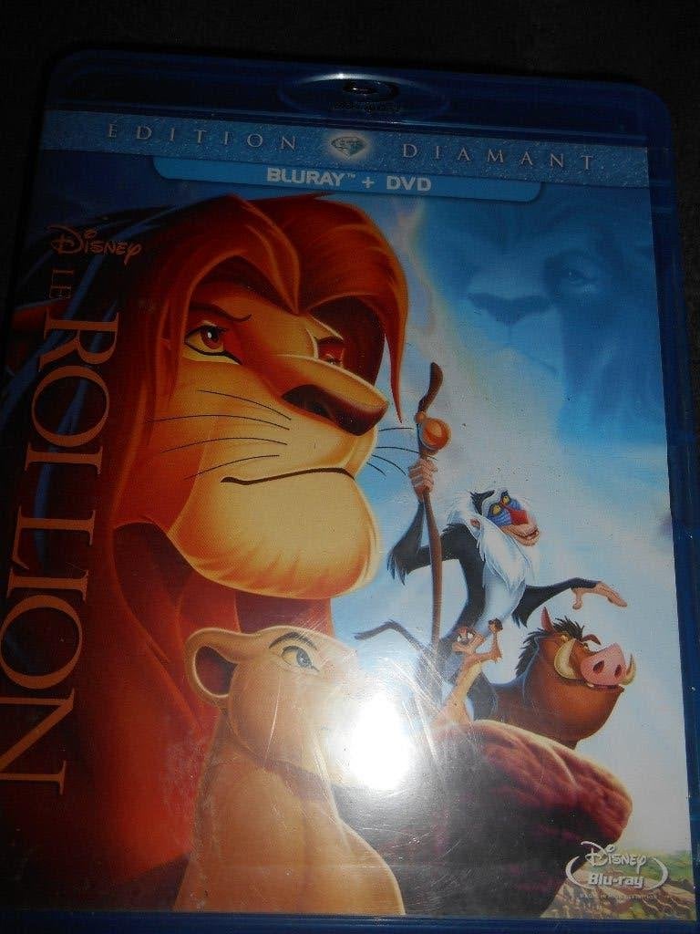 Blu-Ray + DVD Le roi Lion, Enlèvement ou Envoi, Blu-ray
