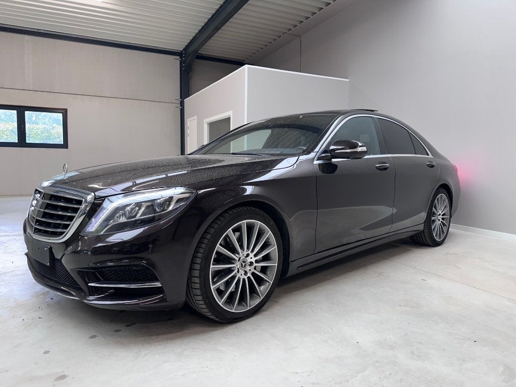 Mercedes S 350 d 4 Matic AMG Pano Keyless Led Full Option, Auto's, Automaat, Dealer onderhouden, Euro 6, Bruin