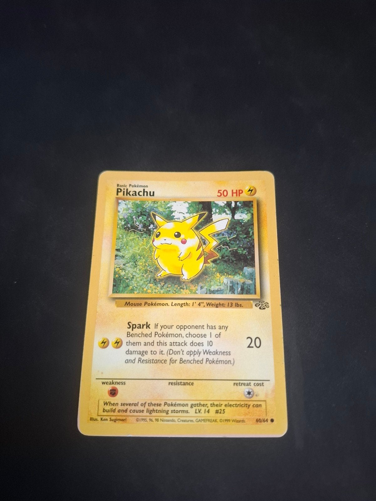 Pikachu Pokémon Kaart 60/64 Jungle Set (1999, Ophalen of Verzenden
