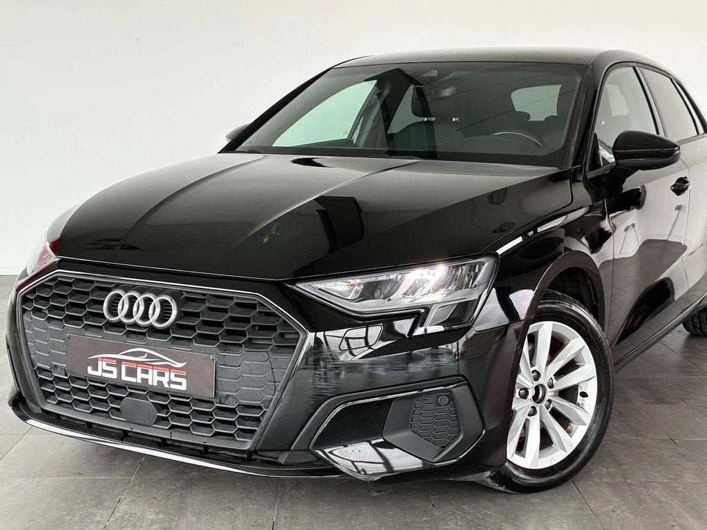 Audi A3 Sportback 30 TFSI Business S tronic-VENTE MARCHAND/E, Auto's, Automaat, Gebruikt, Zwart, Bedrijf