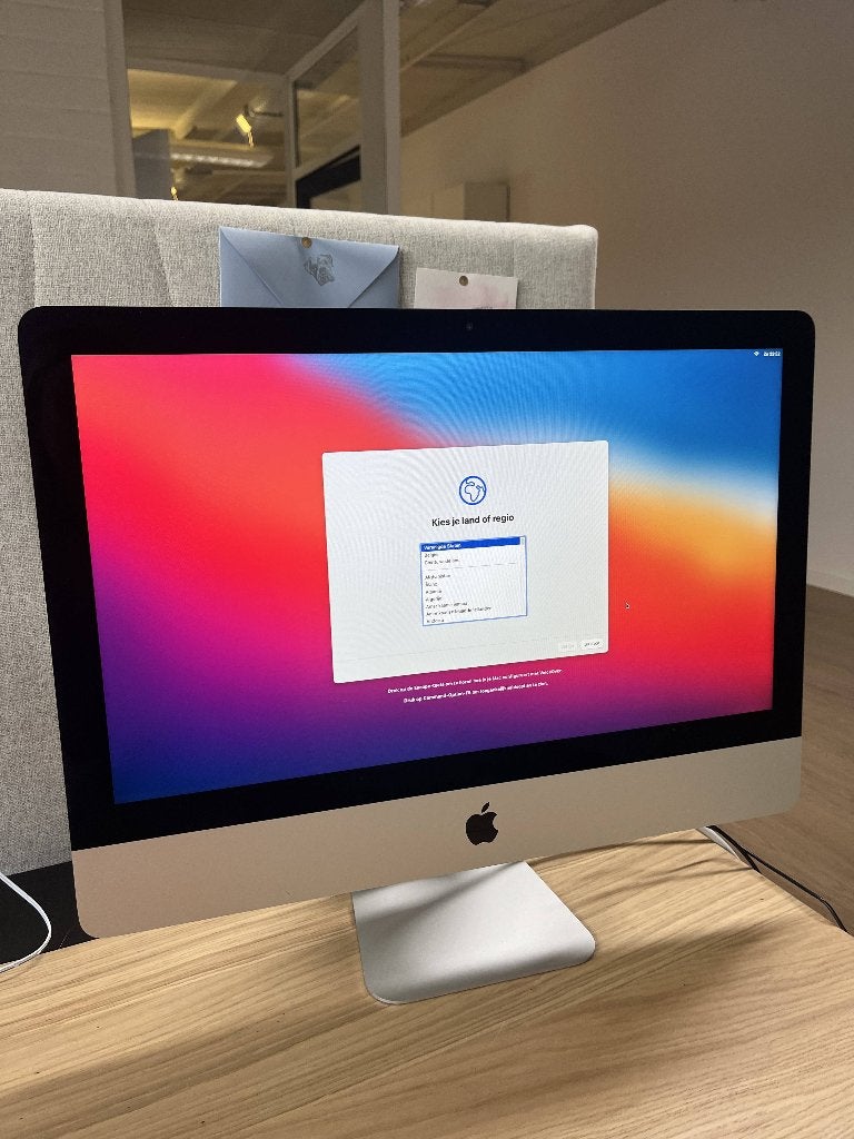 Apple iMac 21,5 inch (Late 2012) – Volledig gereset & Schoon, Reconditionné, IMac, Moins de 2 Ghz, Enlèvement