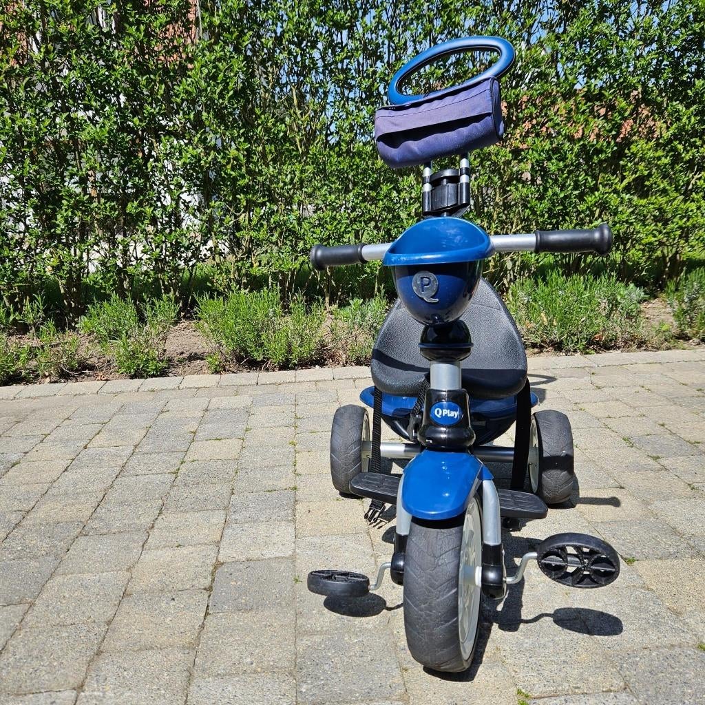 Q-Play driewieler blauw, Ophalen, Gebruikt