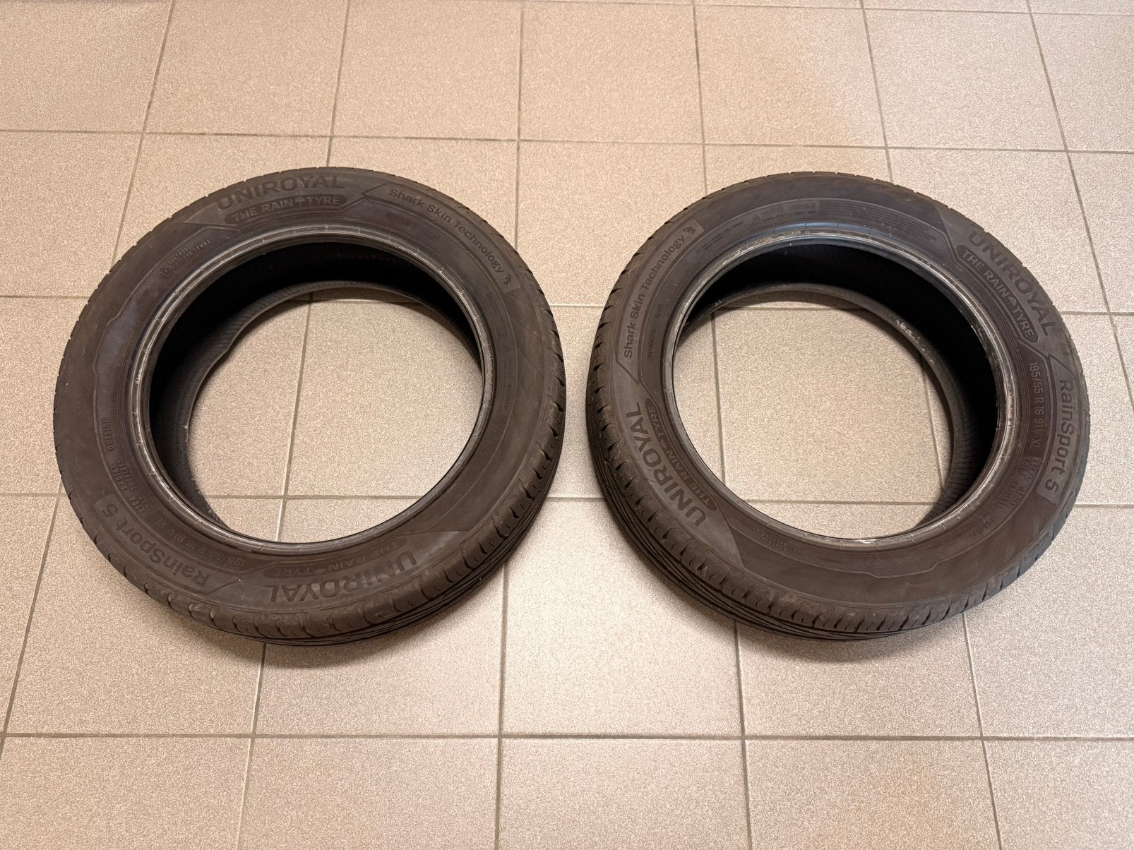 2x zomerbanden 195/55/16, Auto-onderdelen, Banden en Velgen, Ophalen, Gebruikt, 16 inch, Band(en)