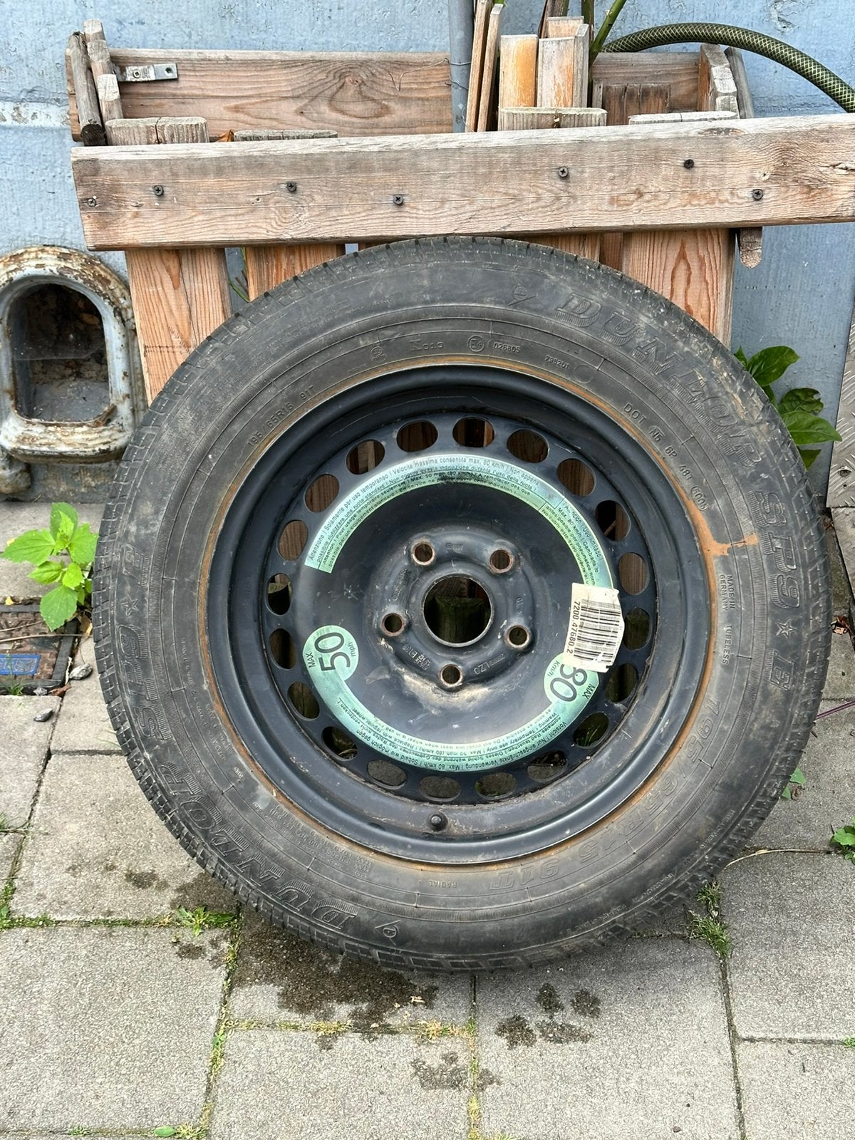 Origineel Audi reservewiel / stalen velg 16 inch – 5x112, Auto-onderdelen, Ophalen of Verzenden, 16 inch