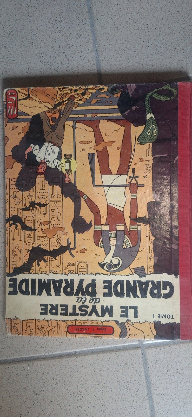 Le Mystère de la Grande Pyramide  Tome 1, Livres, Edgar P. Jacobs, Une BD, Enlèvement, Utilisé