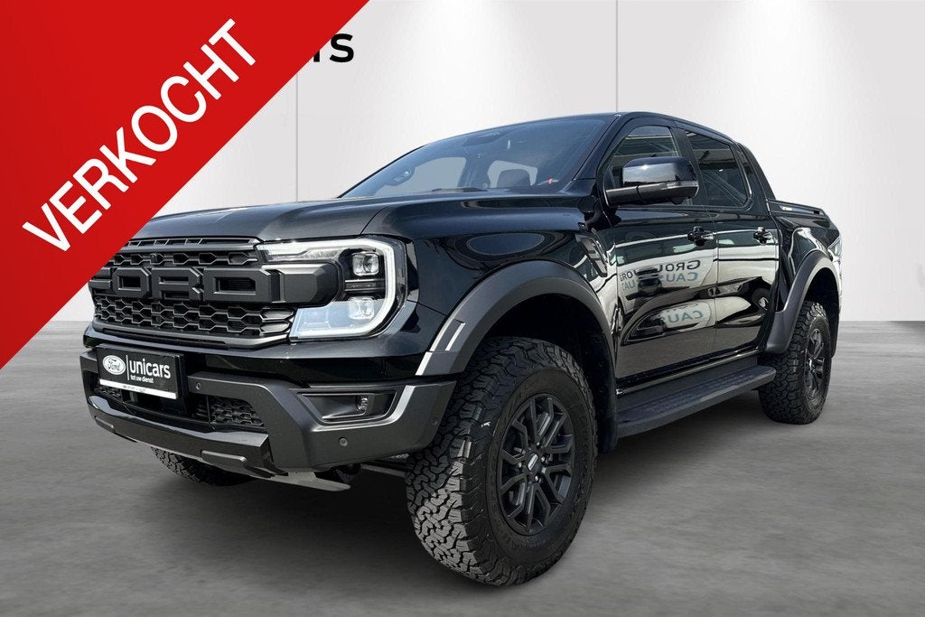 Ford Ranger 3.0 EcoBoost V6 214kW Aut. Raptor BESCHIKBAAR IN, Auto's, Automaat, 4 deurs, Stof, Zwart