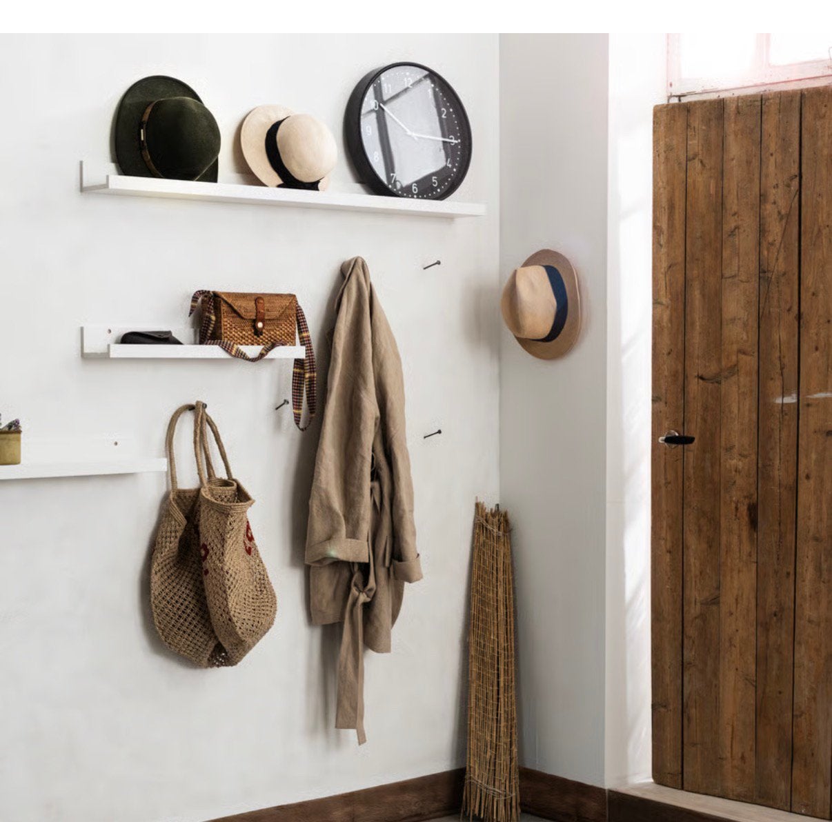 Mosslanda ikea wand rek/ plank, Ophalen, Zo goed als nieuw, Plank