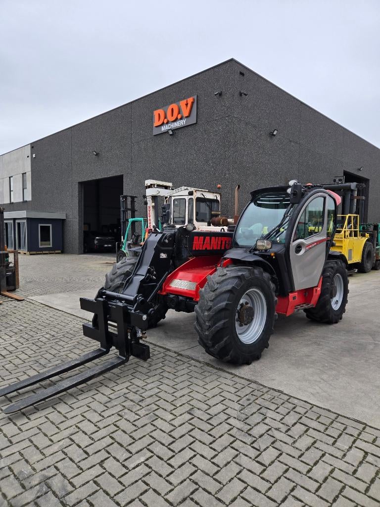 Manitou MLT 737 130PS, Articles professionnels, Machines & Construction | Grues & Excavatrices, Chariot télescopique, Enlèvement