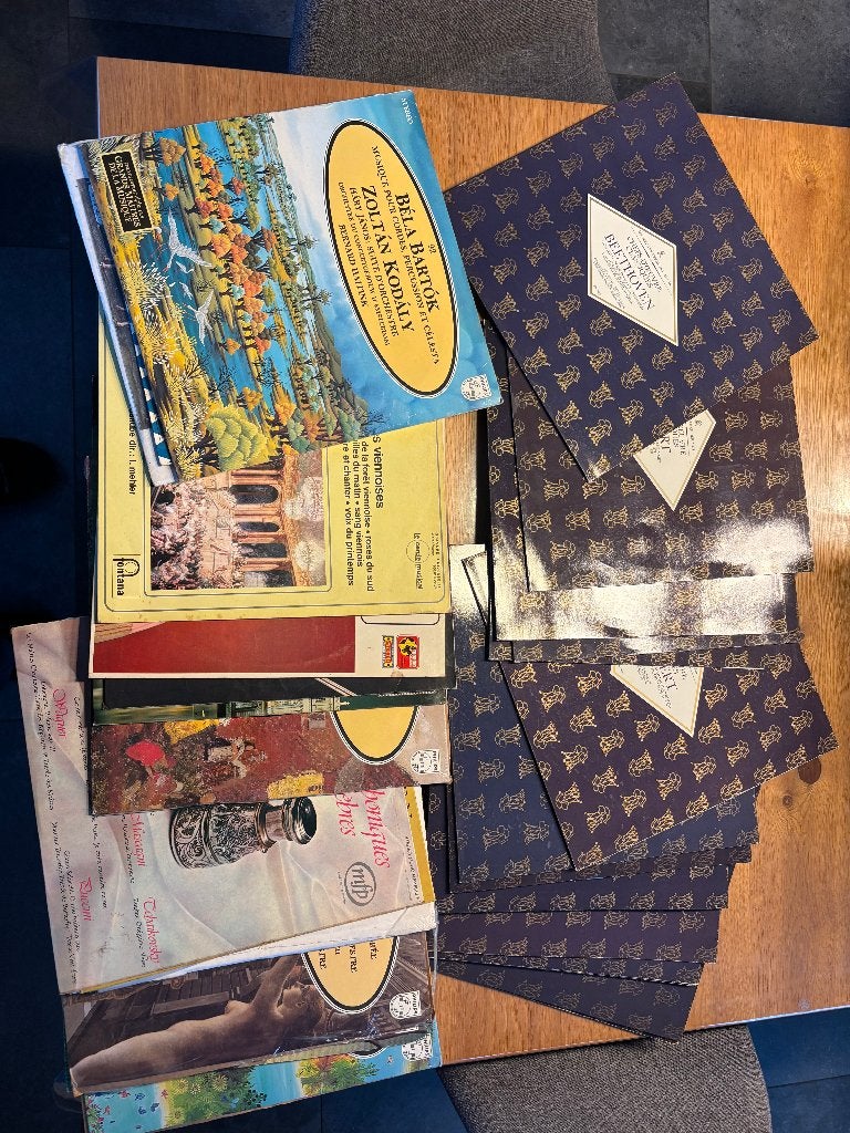 Lot de 28 disques Vinyl 33 tours Musique Classique, Enlèvement, Utilisé, Bach