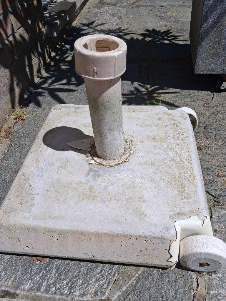 Voet zonneparasol, Enlèvement, Utilisé, Moins de 1 mètre, Parasol sur pied