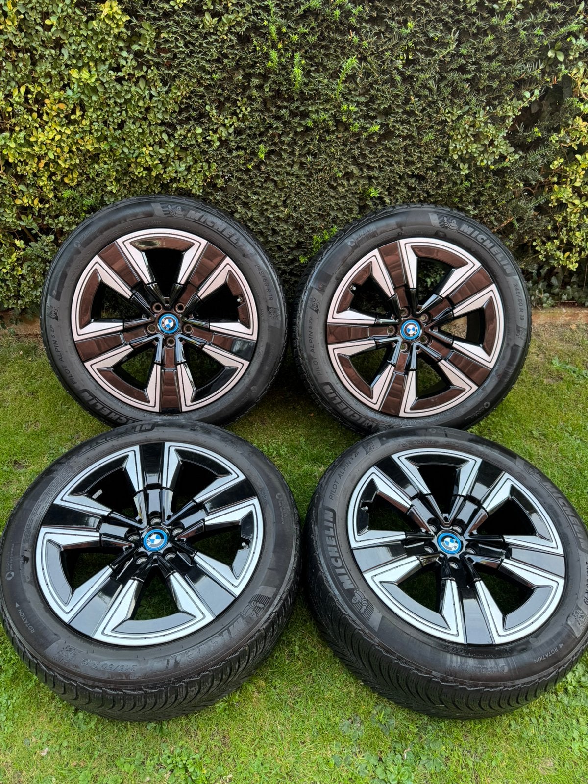 Très beau kit de roues hiver BMW iX3 (G08), Banden en Velgen, Winterbanden, Personenwagen, Ophalen