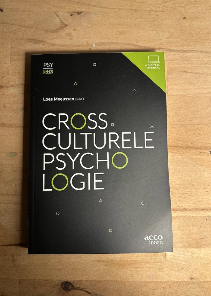 Crossculturele psychologie, Boeken, Loes Meeussen, Ophalen of Verzenden, Zo goed als nieuw, Overige onderwerpen