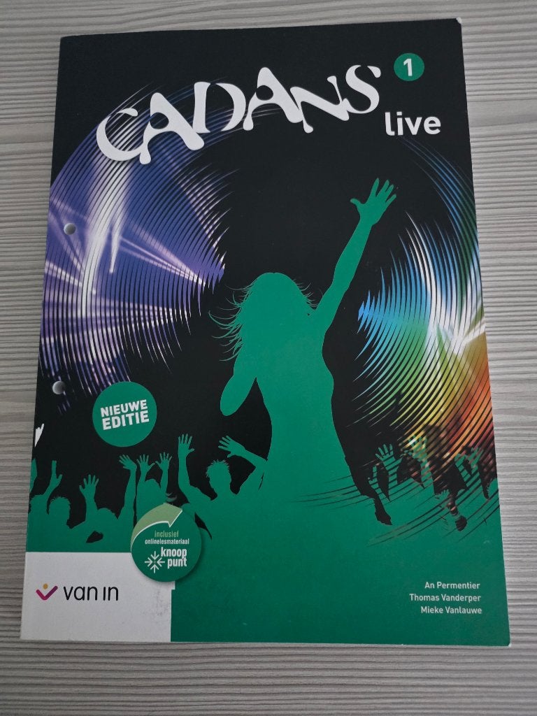 Cadans Live 1, Boeken, Ophalen, Nieuw, Muziek