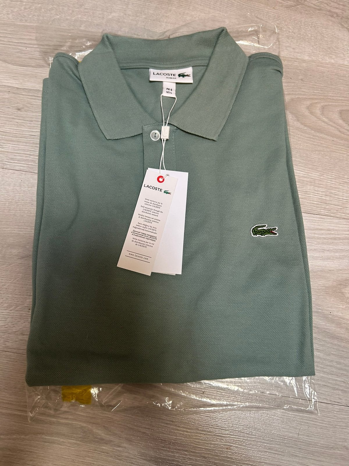 Polo lacoste, Envoi, Neuf, Taille 52/54 (L), Vert