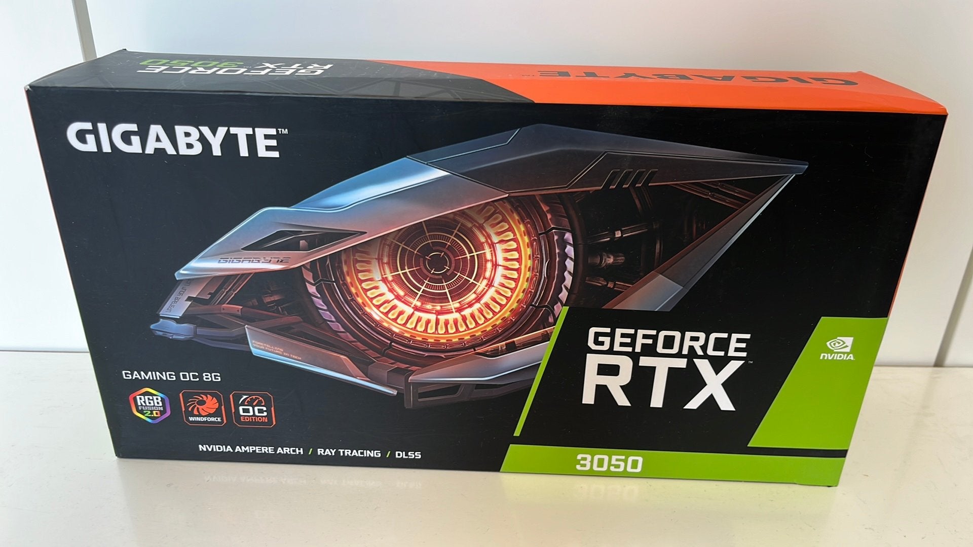 Nvidia Geforce RTX 3050 OC 8G (Gigabyte), Computers en Software, Videokaarten, Ophalen of Verzenden, Zo goed als nieuw, Nvidia