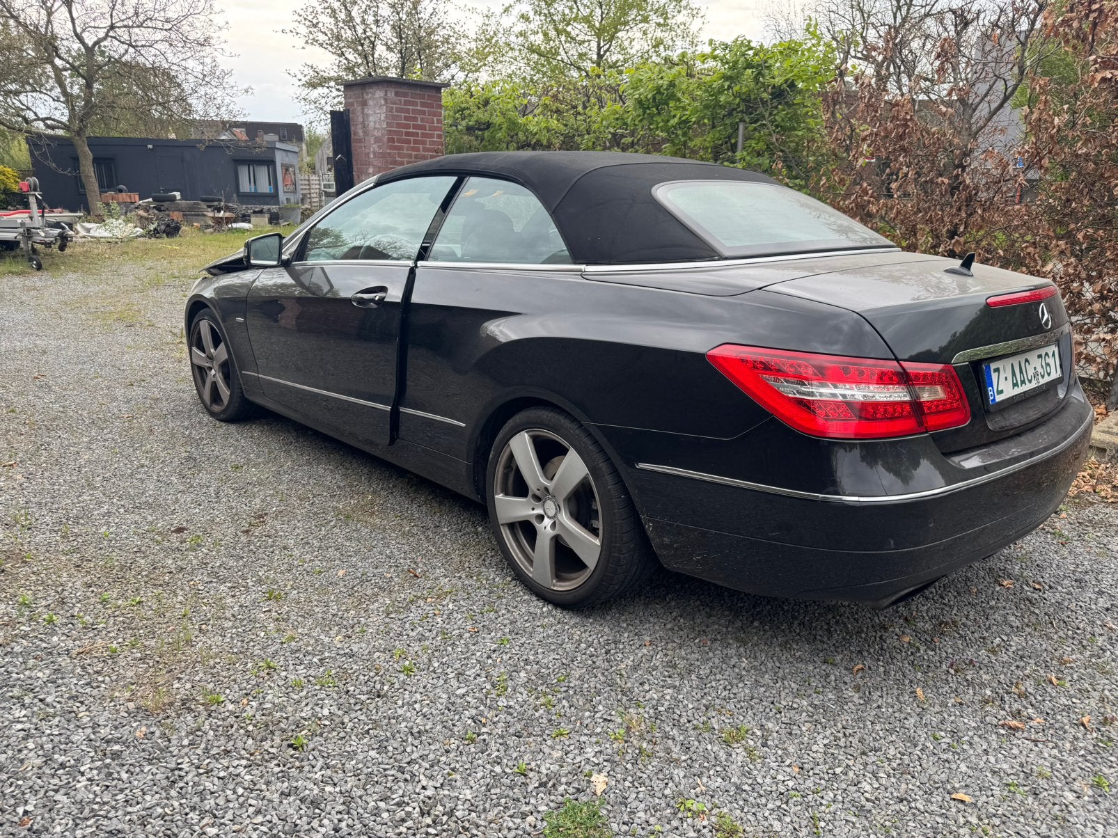Mercedes E 350 D cabrio met schade, Autos, Cuir, Euro 5, Achat, 4 portes