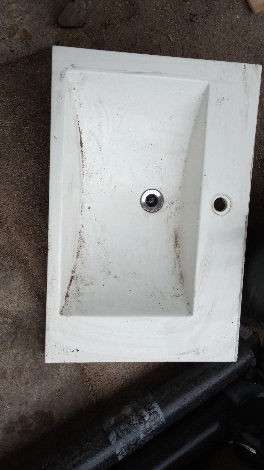 lavabo semi opbouw(2 stuks), Huis en Inrichting, Badkamer | Badkamermeubels, Ophalen, Gebruikt