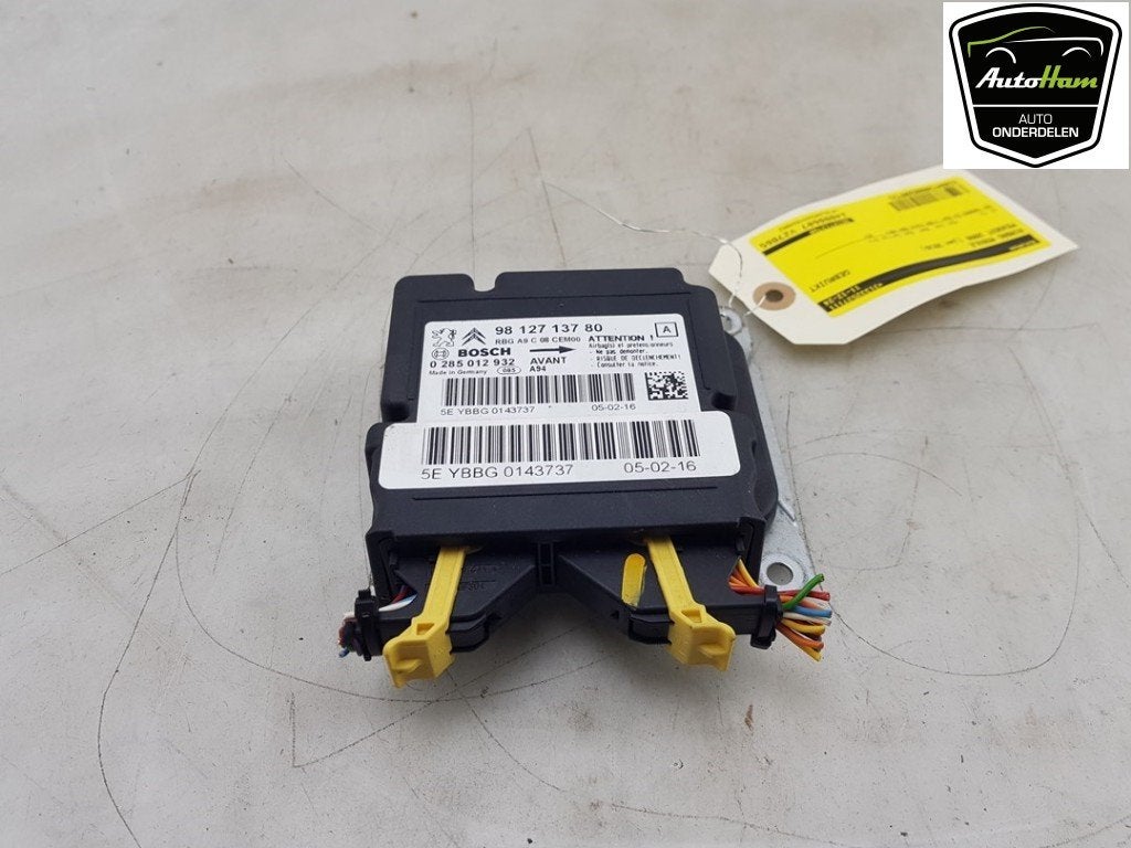 BOITIER AIRBAG Peugeot 2008 (CU) (|9812713780|), Kontakt-peugeot@peugeot.com, Utilisé, Peugeot Deutschland GmbH, Bahnhofsplatz
65423  Rüsselsheim, DE