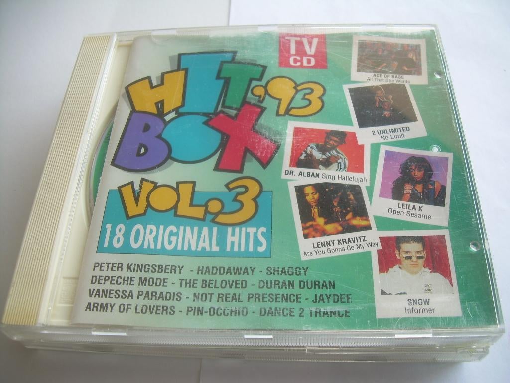 CD - HITBOX -  93 - VOL 3, Cd's en Dvd's, Ophalen of Verzenden, Zo goed als nieuw, Dance