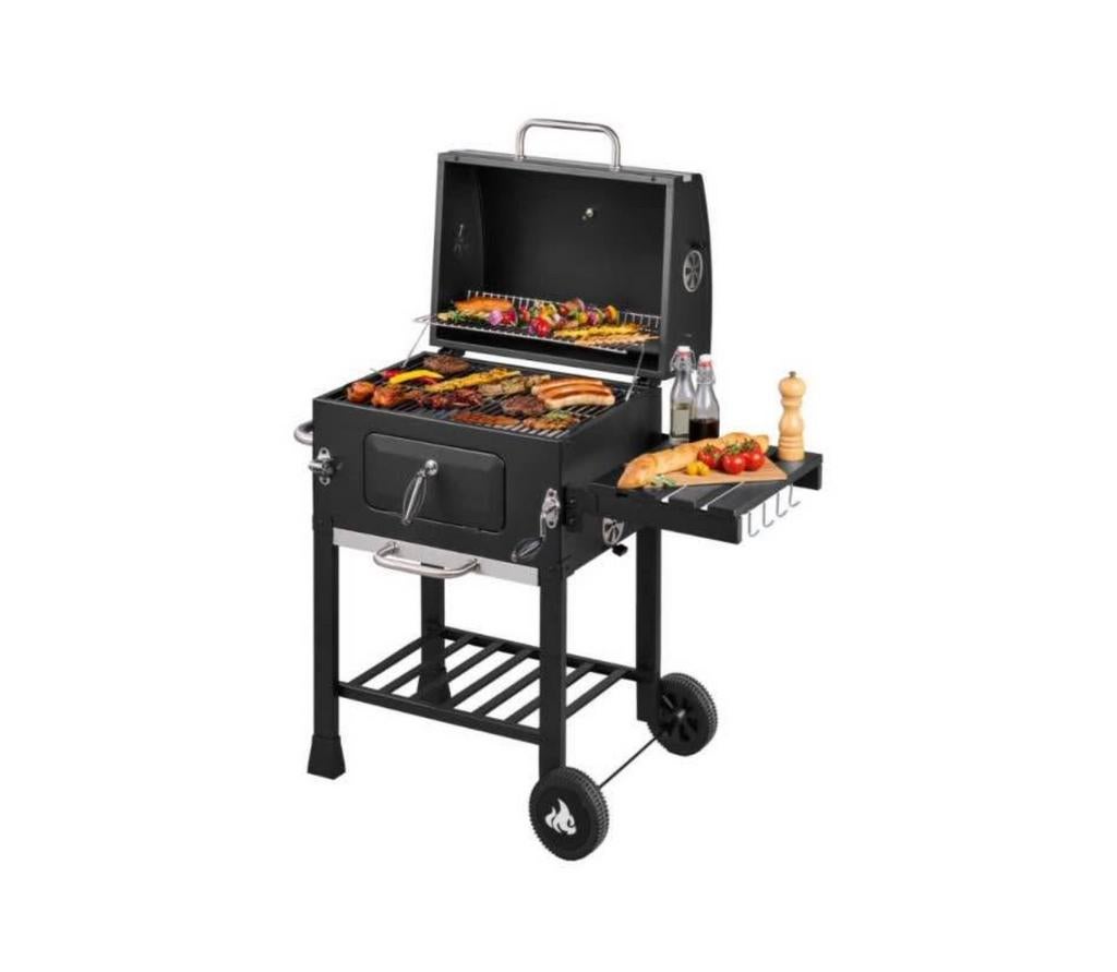 Houtskool BBQ, Tuin en Terras, Ophalen, Zo goed als nieuw
