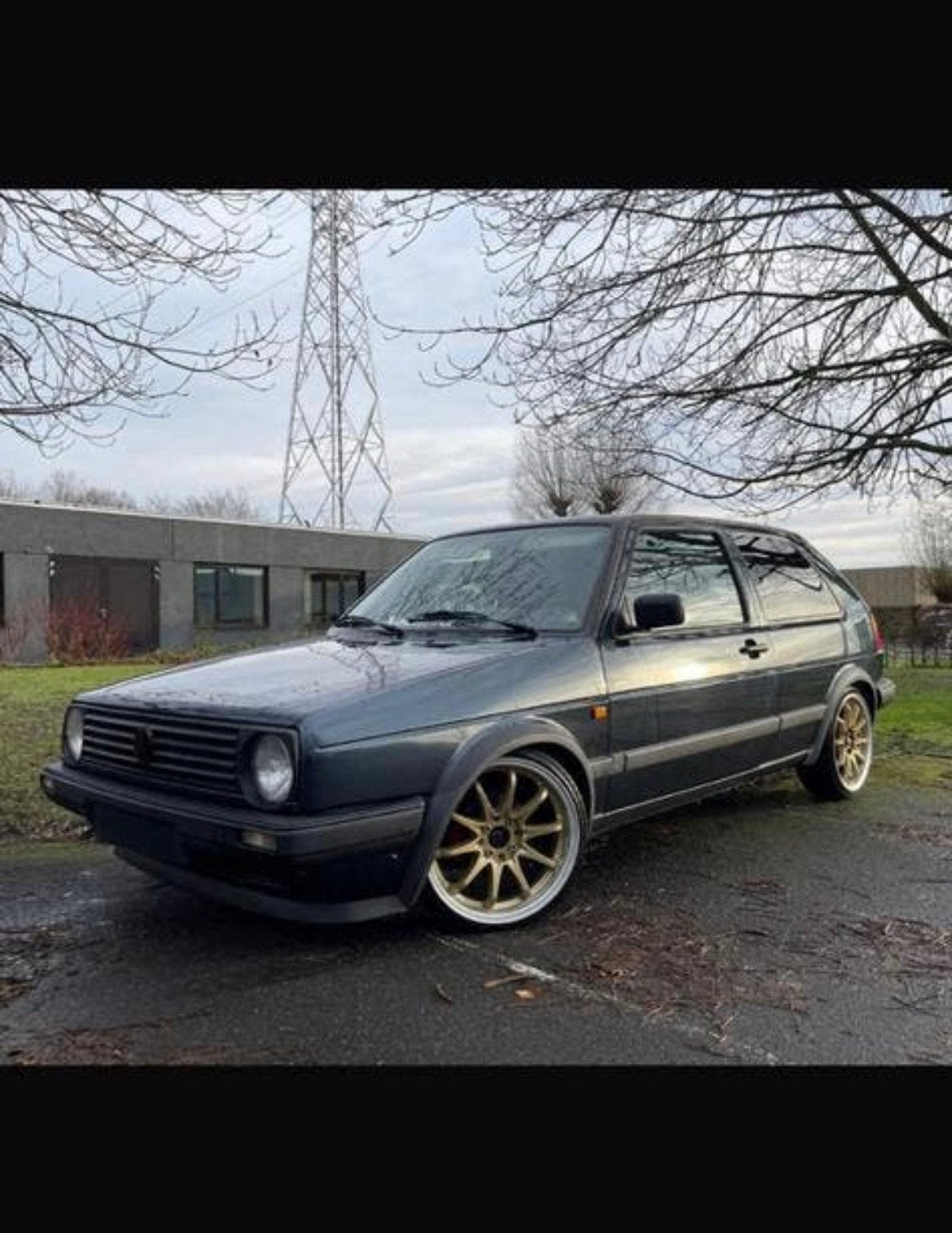 Volkswagen Golf 2, Auto's, Stof, Blauw, Golf, Particulier