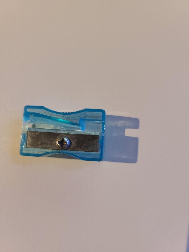 puntenslijper blauw, Diversen, Schoolbenodigdheden, Ophalen of Verzenden, Nieuw
