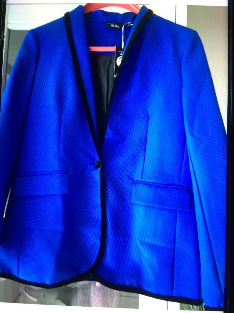 Nieuwe damesblazer Heidi Klum Mt: 44, Kleding | Dames, Blauw, Heidi Klum /Esmara, Maat 42/44 (L), Nieuw