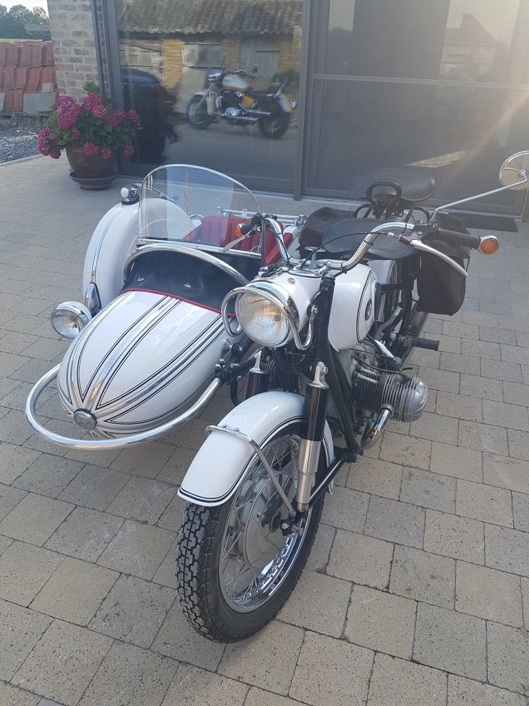 Motor met zijspan BMW, 600 cm³, Occasion, 2 cylindres, Manuelle