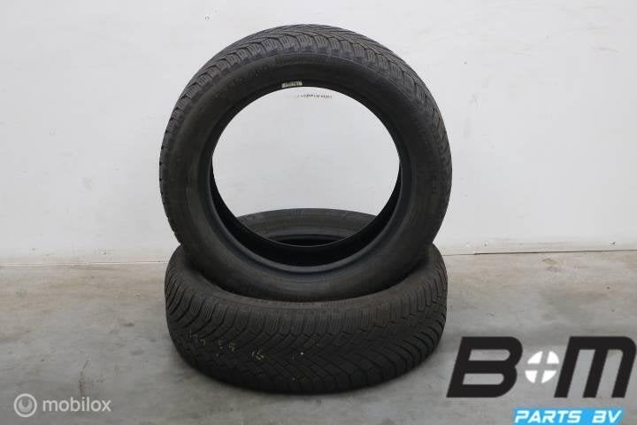 2 x 1955516 87H Conti WinterContact TS860 met 4mm 195 55 16, Pneu(s), Utilisé