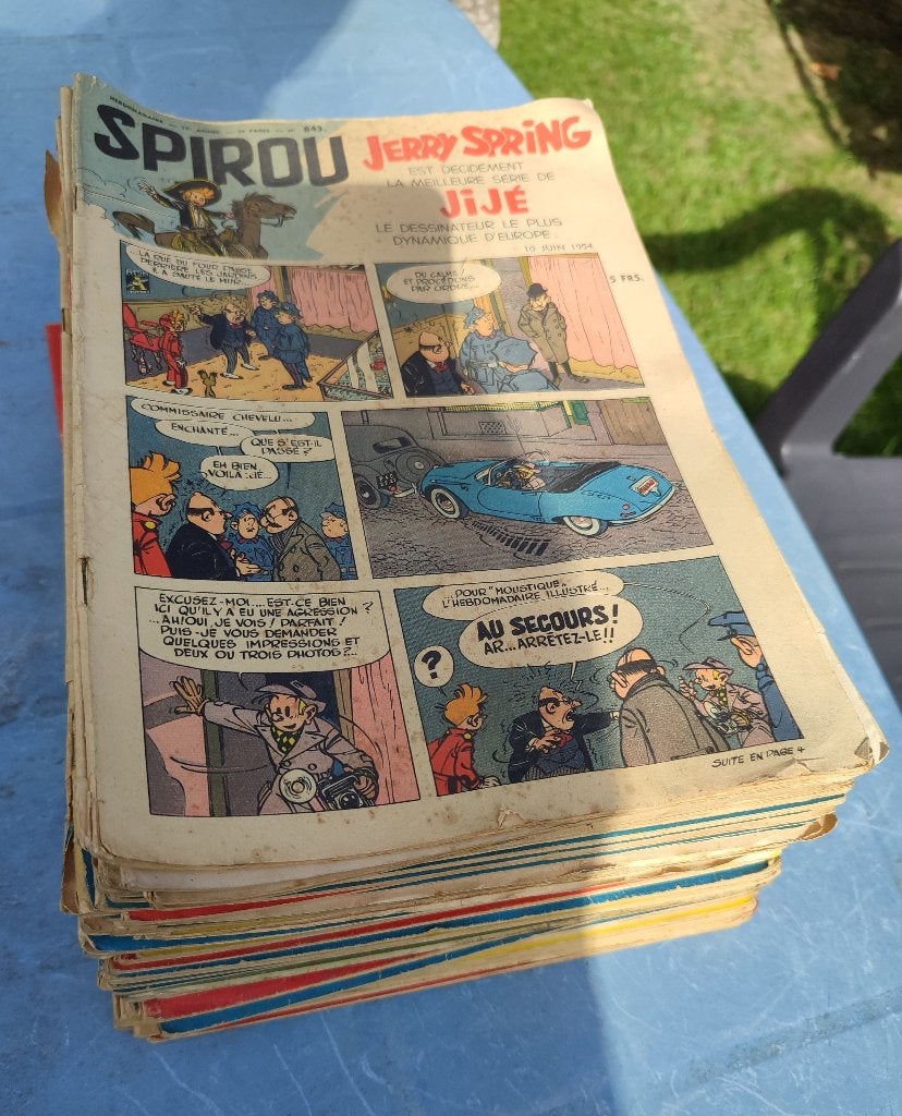 Revues Spirou anciennes, Meerdere stripboeken, Ophalen of Verzenden, Gelezen