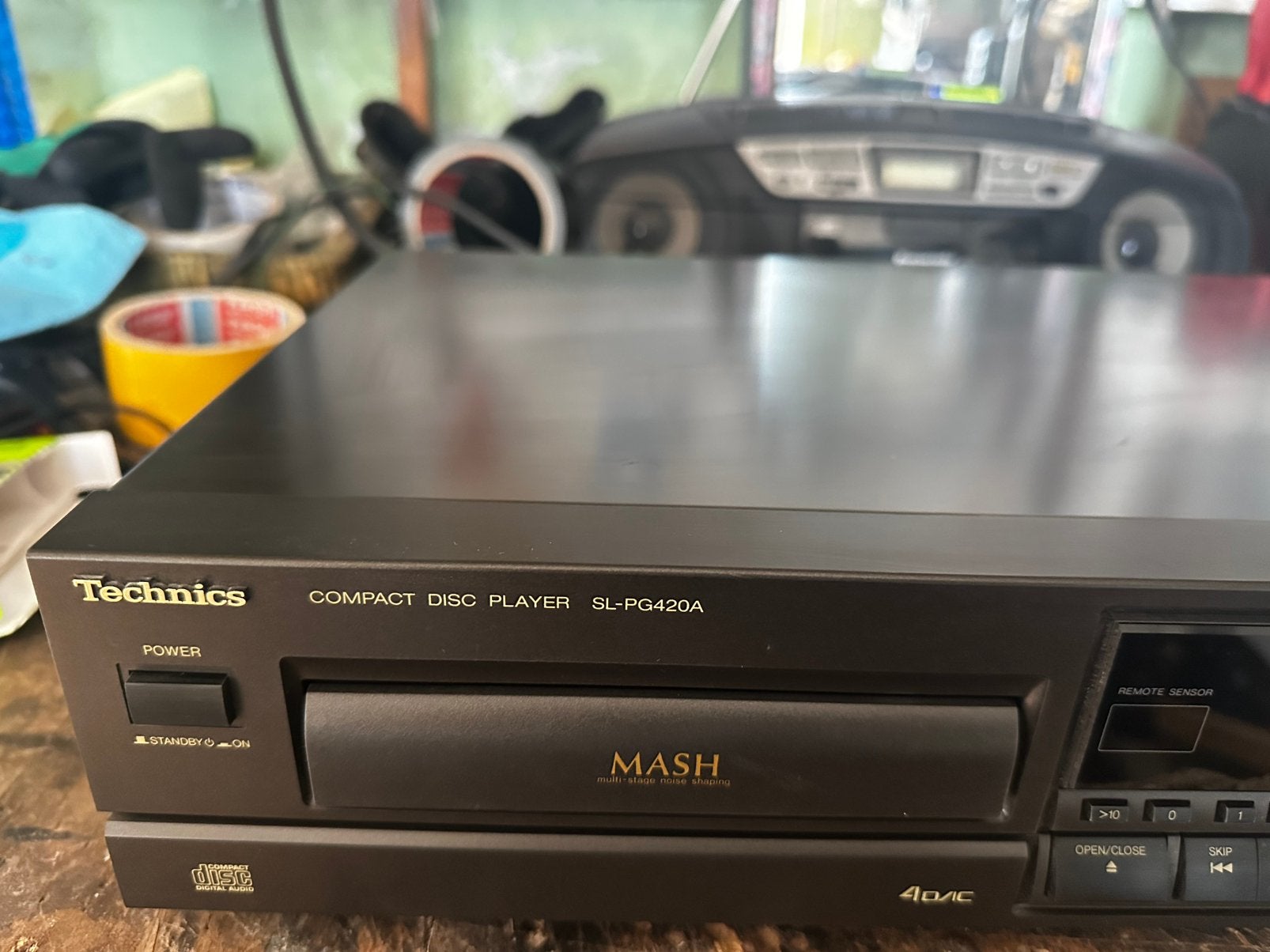 CD speler Technics met ab, TV, Hi-fi & Vidéo, Lecteurs CD, Enlèvement ou Envoi, Comme neuf, Technics