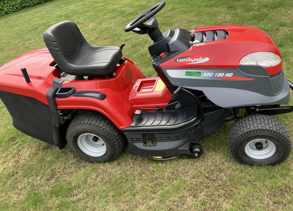 Tondeuse autoportée Castelgarden XDC 150 HD, Enlèvement, Utilisé, 90 à 120 cm, Bac de ramassage