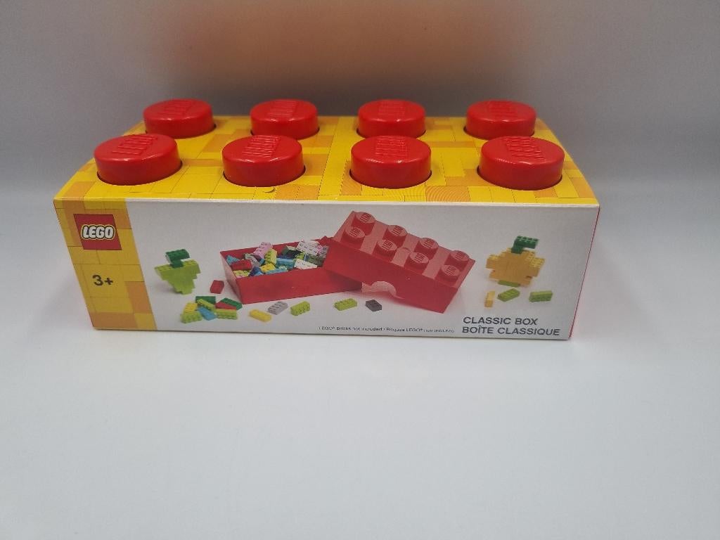 Boîte à lunch rouge Lego, Neuf, Lego, Enlèvement ou Envoi, Overige thema's