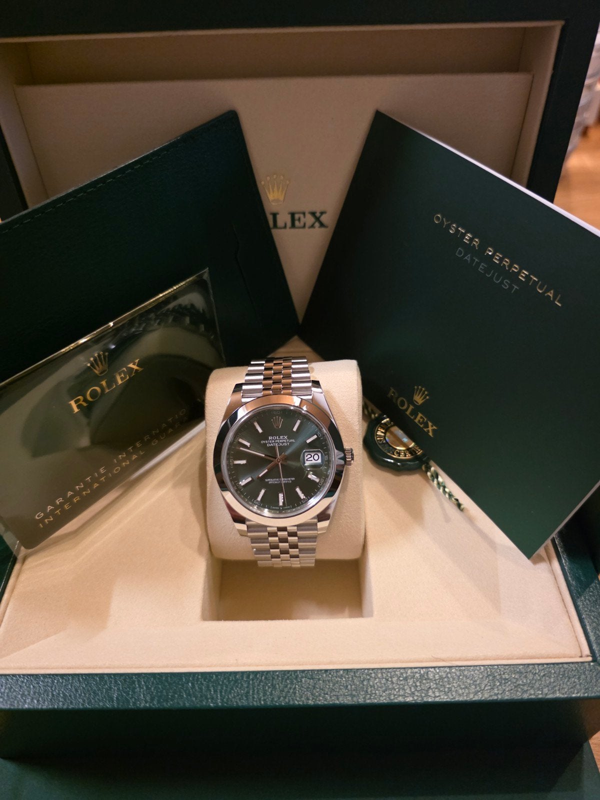 NIEUWE ROLEX DATEJUST 41MM 10/26 5J GARANTIE, Bijoux, Sacs & Beauté, Enlèvement ou Envoi, Rolex