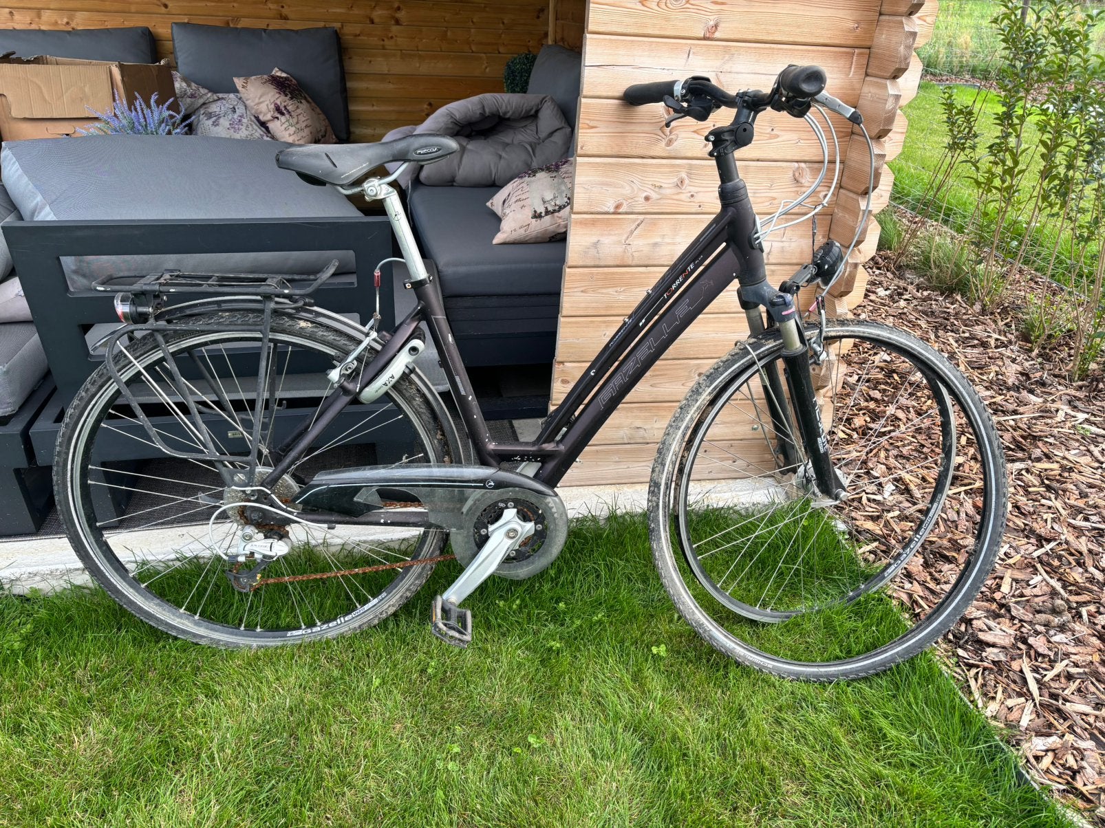 Gazelle Torrente plus, Ophalen, Gebruikt, Velgrem, Versnellingen