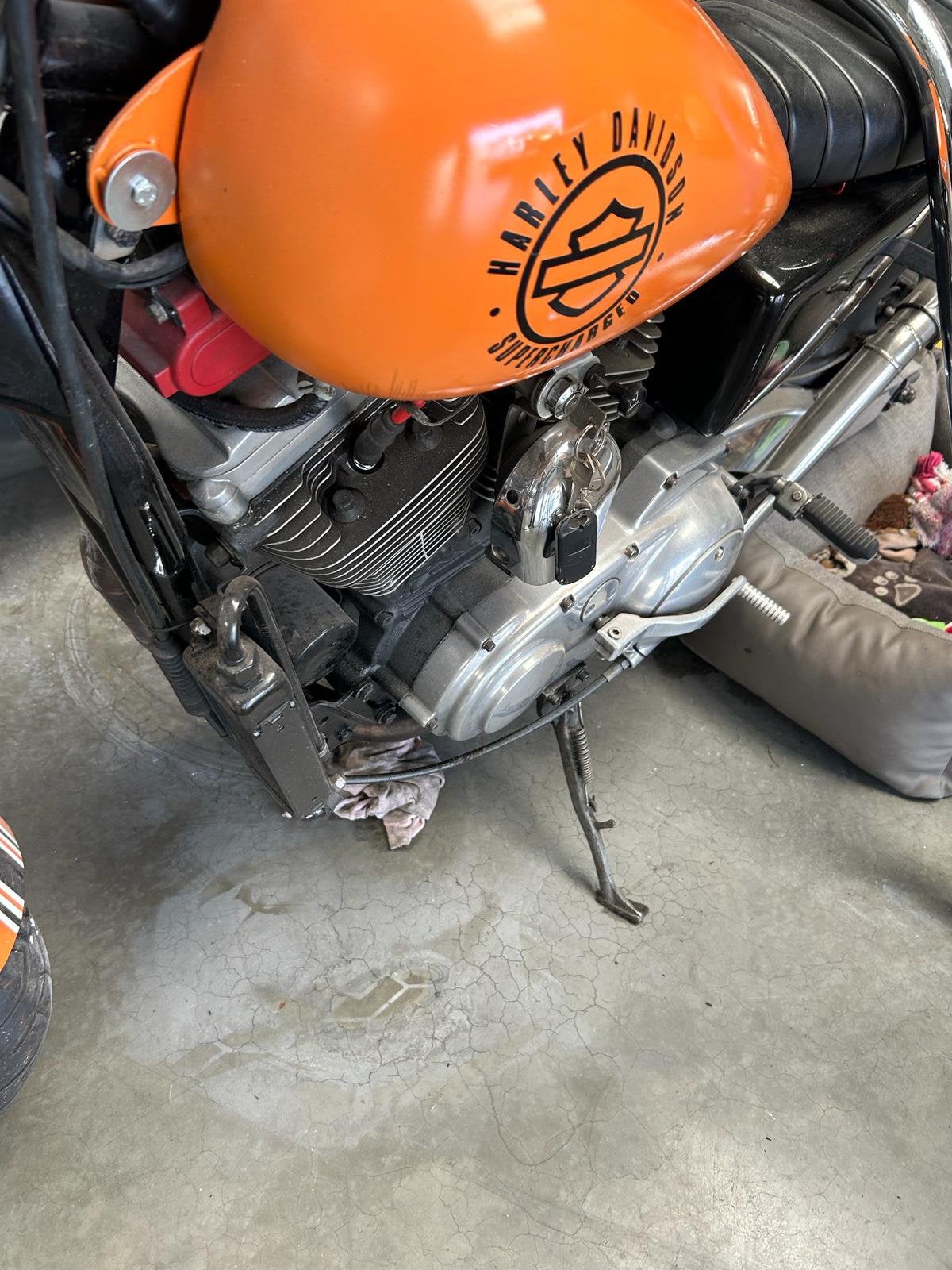 Harley, Motoren, Ophalen