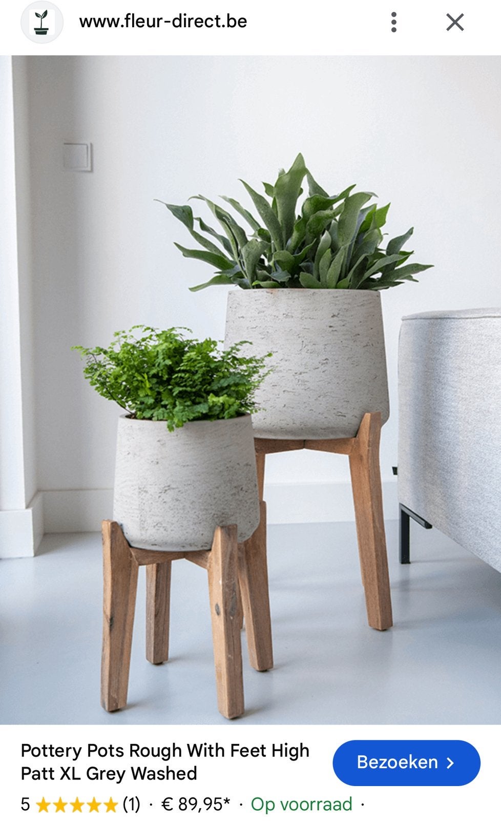 Pot feet high / statief bloempot op hoogte, Neuf, 30 à 60 cm, Enlèvement, Intérieur
